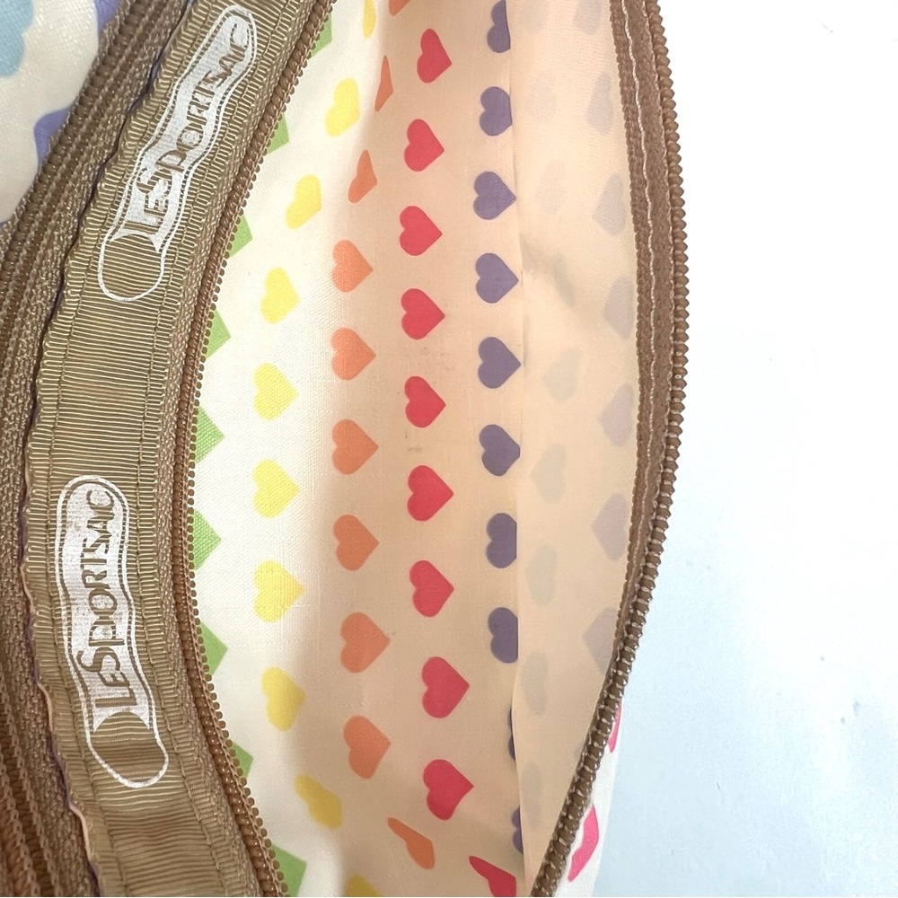 LeSportsac Rainbow Heart Belt Bag Fanny Pack - Picture 8 of 15